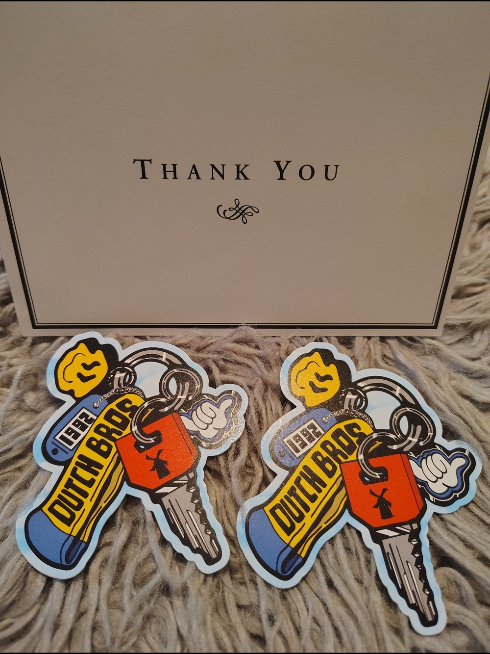 Dutch Bros Key Stickers
